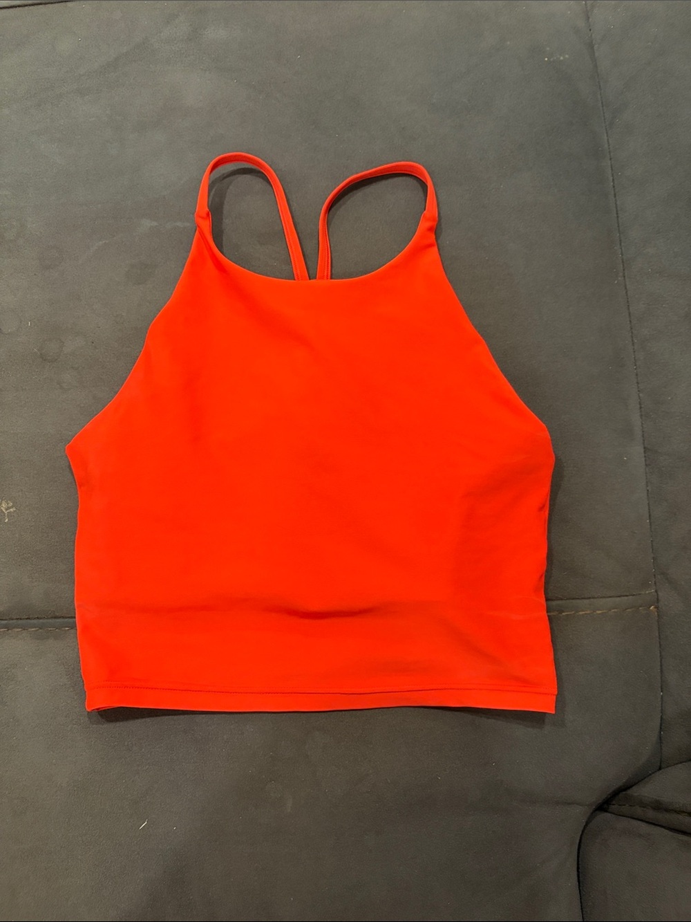 Old Navy Bright Red High-Neck Sports Bralette